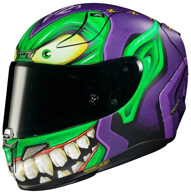 HJC RPHA11 GREEN GOBLIN MARVEL KASK MC48SF