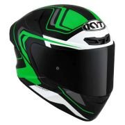 KYT TT-COURSE KASK OVERTECH SİYAH/YEŞİL