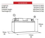 BS BATTERY BTZ7S-BS Motosiklet Aküsü