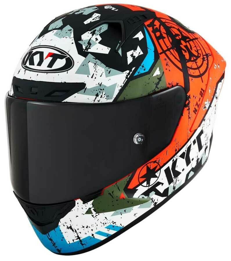 KYT NZ RACE KASK BLAZING MATT RED