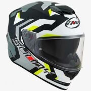 SUOMY STELLAR KASK SWIFT MAT BEYAZ SARI