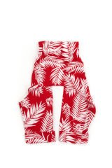 Bi Dolap Ponçik Cool Pantolon Kırmızı Yazlık Yumuşak Dokulu Kumaş Kedi Köpek Kıyafeti & Pantolonu