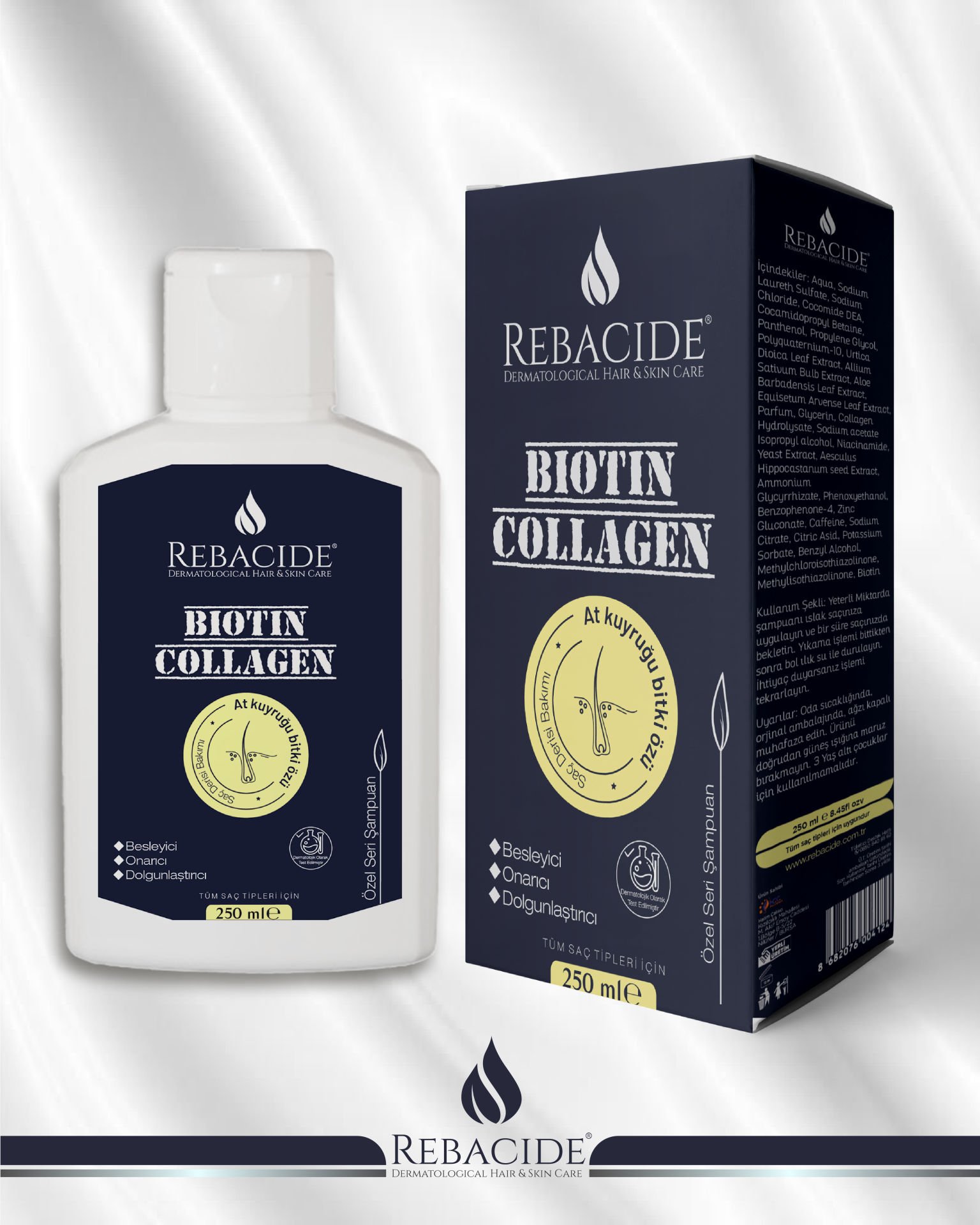 Rebacide Biotin Collegen Şampuan 250 ml