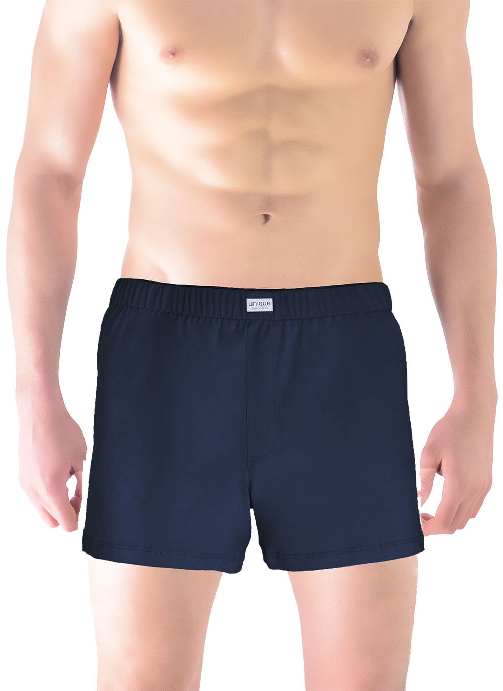 %100 Pamuk Erkek Boxer Lacivert