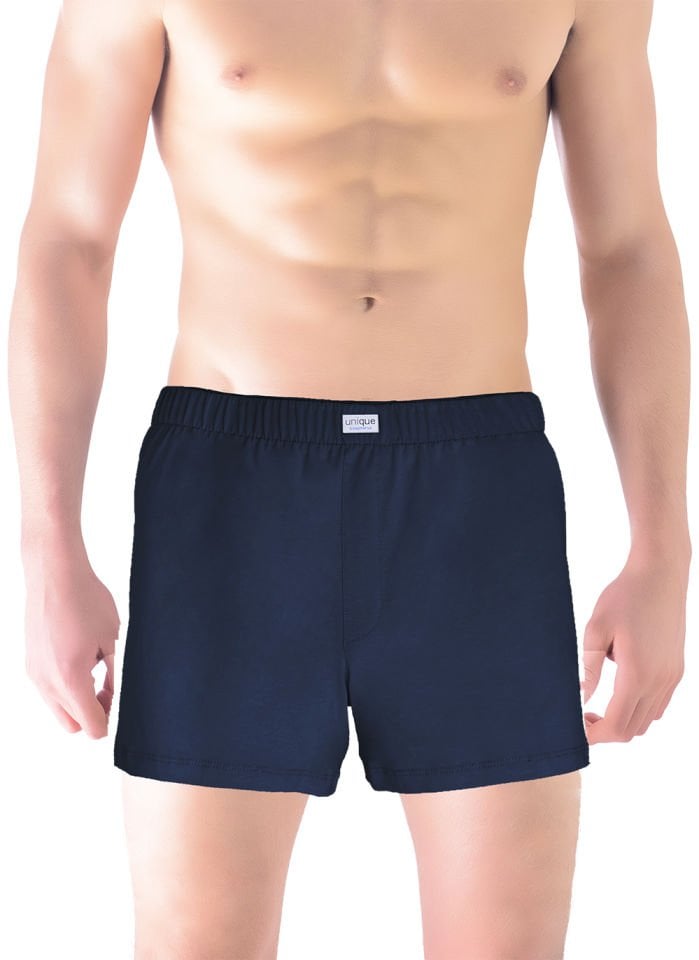 %100 Pamuk Erkek Boxer Lacivert