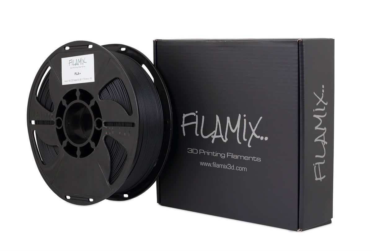 Filamix Siyah PLA+ 1kg 1.75mm Filament