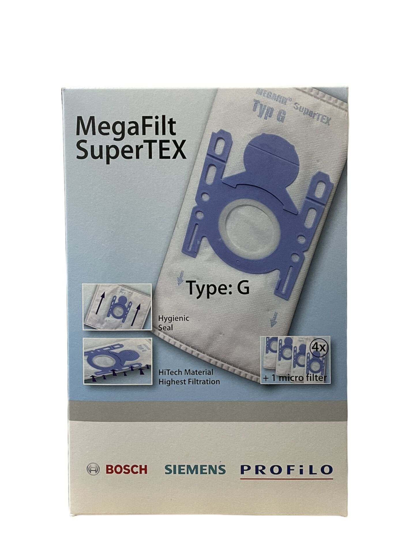 Bosch Type:G Kutulu 4'lü Paket Toz Torbası