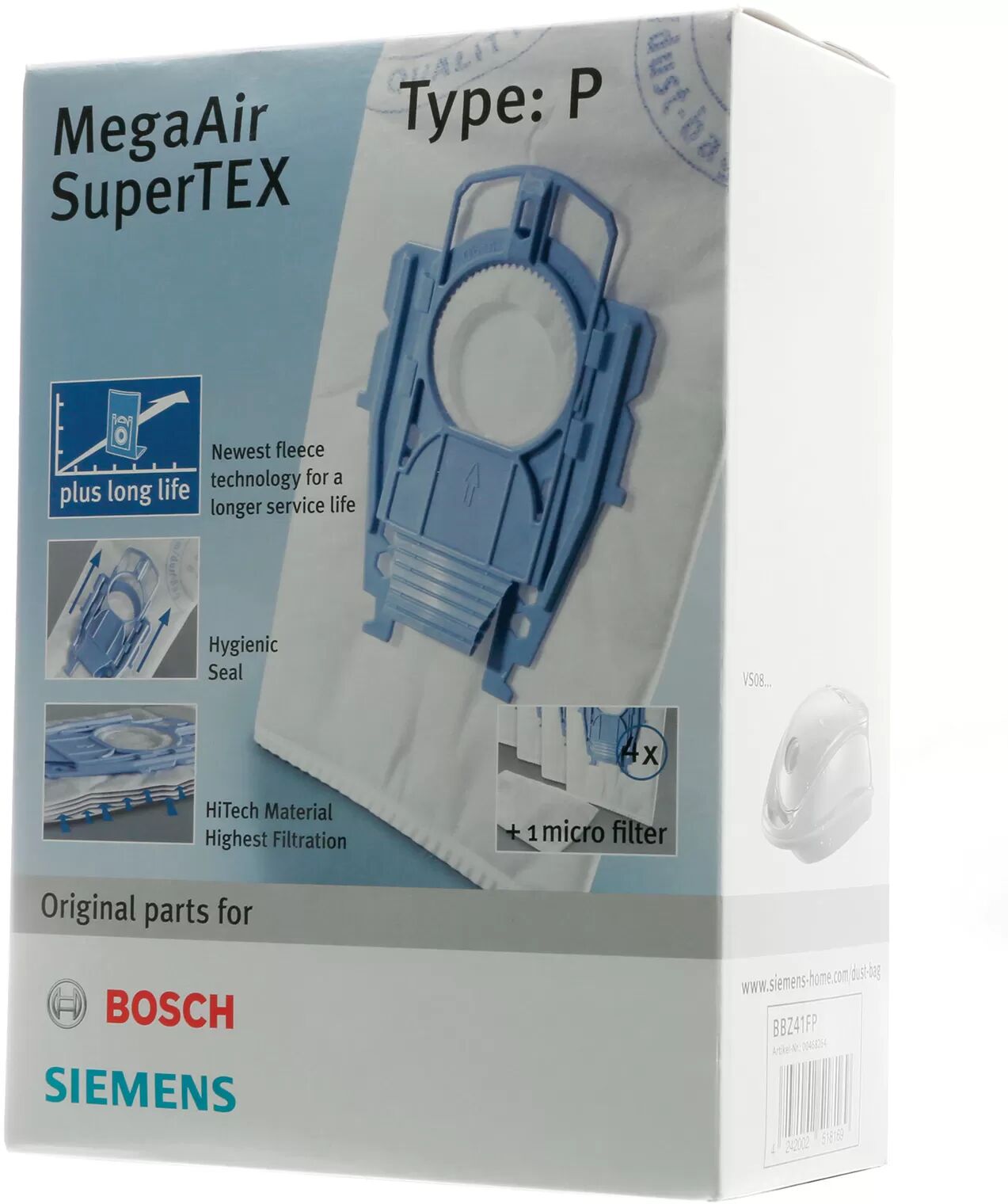 Bosch Type:PKutulu 4'lü Paket Toz Torbası