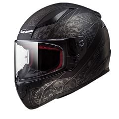 LS2 RAPID CRYPT MAT SİYAH KASK