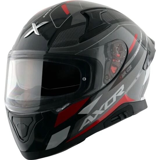 Axor Apex Turbine  Kask Black Red Grey