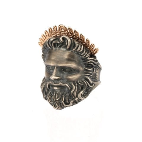 Zeus Figürlü Yüzük