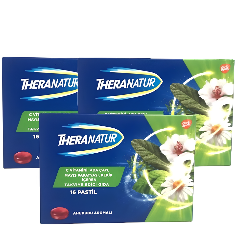 Theranatur Ahududu Aromalı 16 Pastil