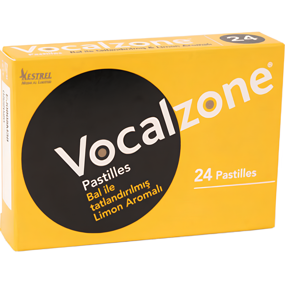 Vocalzone Pastil  Ballı Limonlu 24'lü