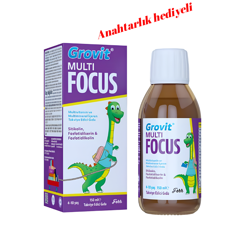 Grovit MultiFocus Çocuklar İçin Vitamin