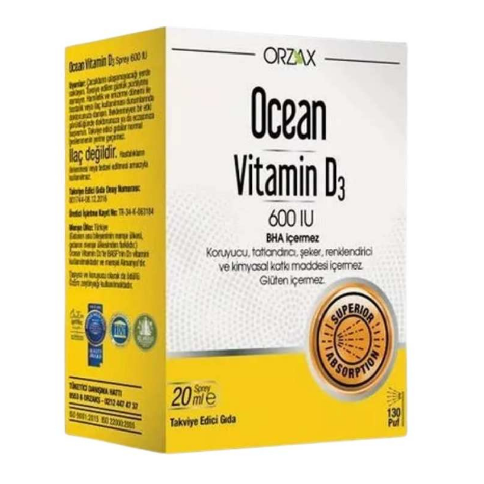 Ocean D vitamini 600