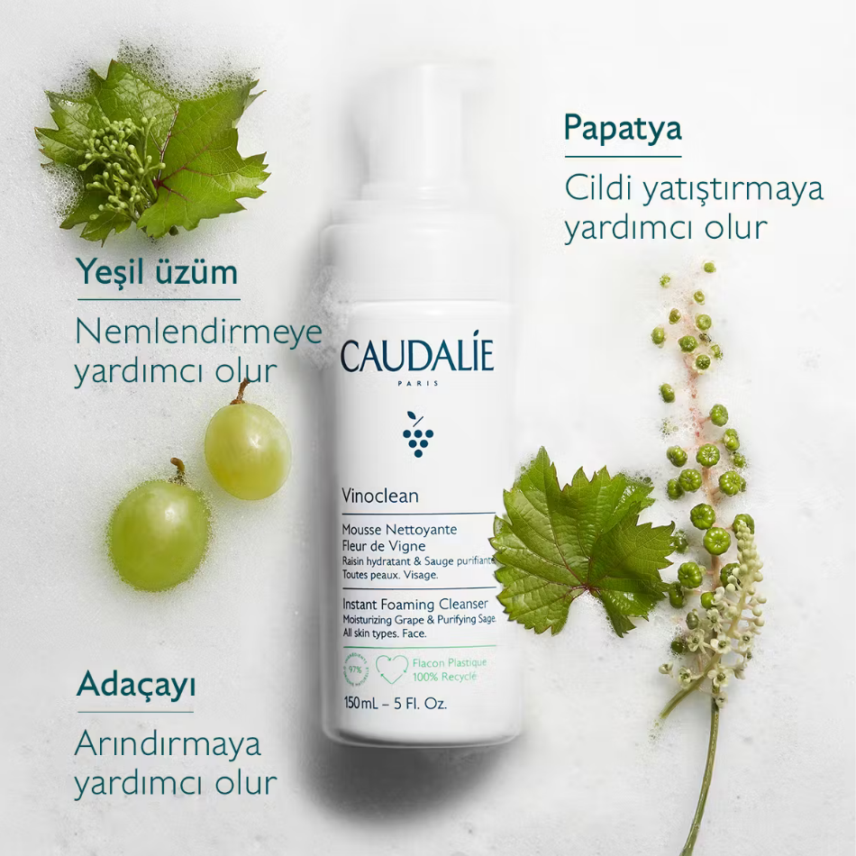 Caudalie Vinoclean Instant Foaming Cleanser 150 ml