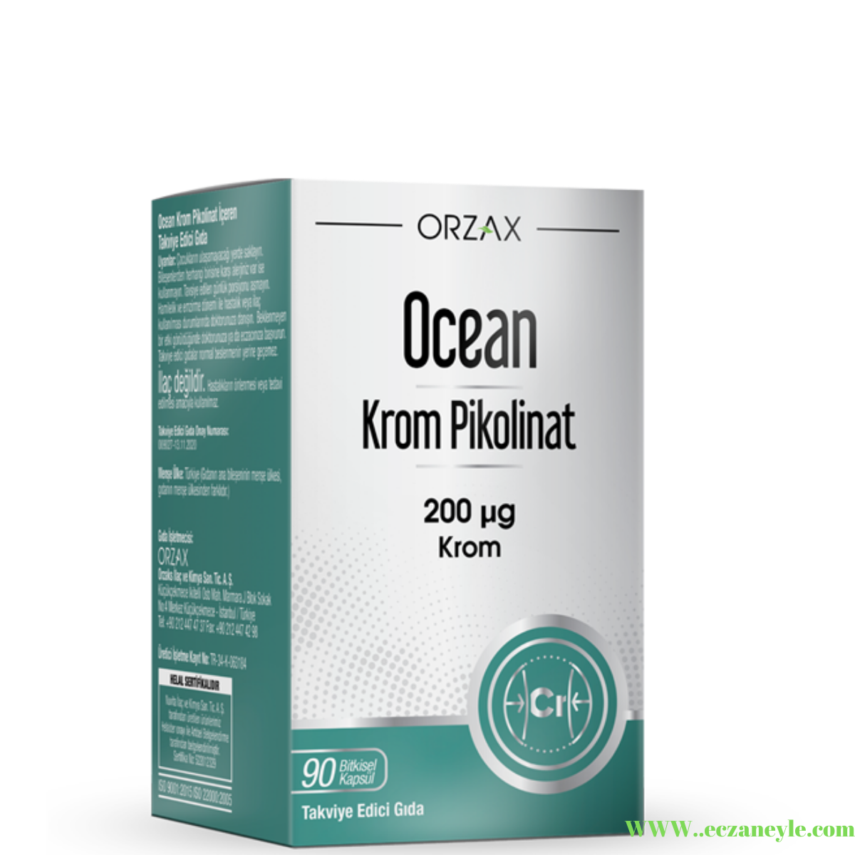 Ocean Krom Pikolinat 90 Bitkisel Kapsül