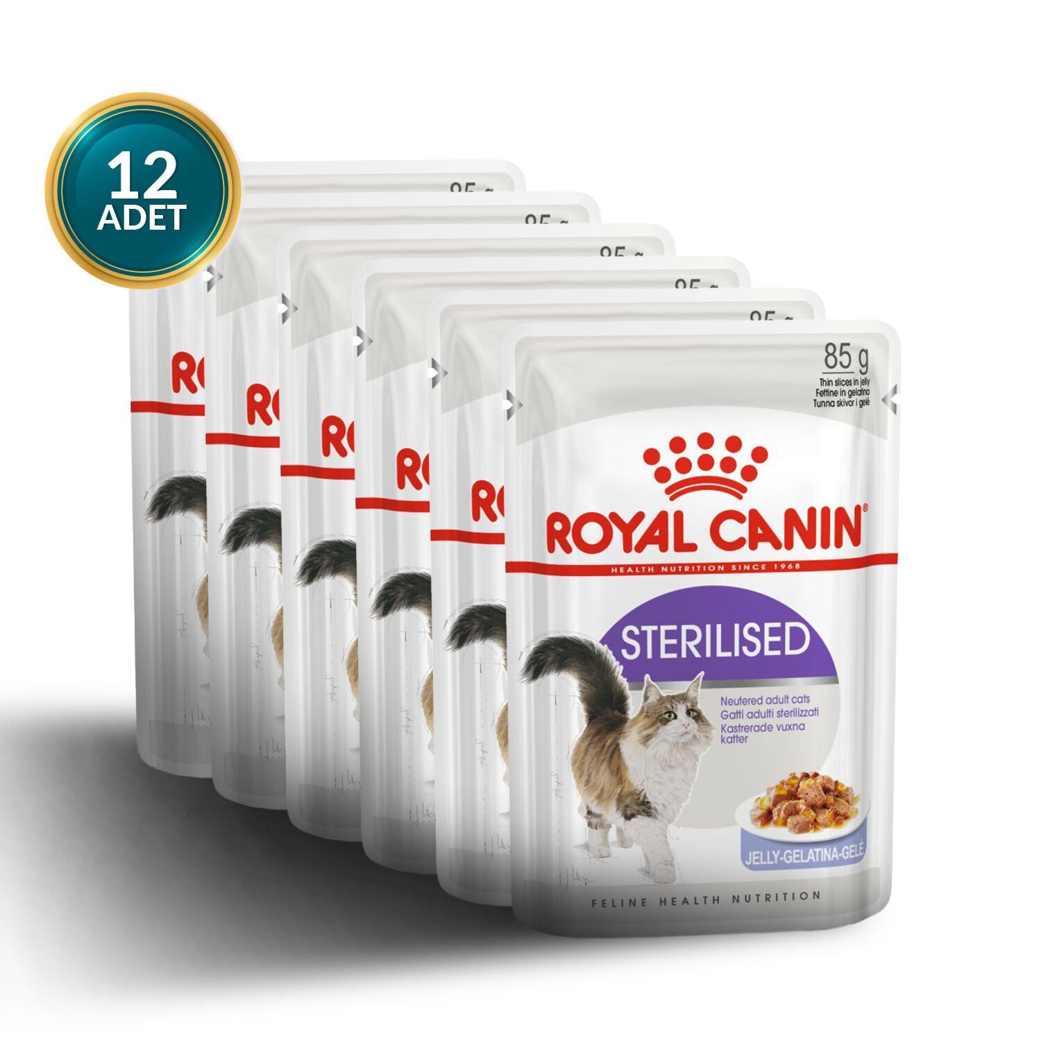 Royal Canin Gravy Sterilised Kısırlaştırılmış Yaş Kedi Maması 85 Gr X 12 Adet