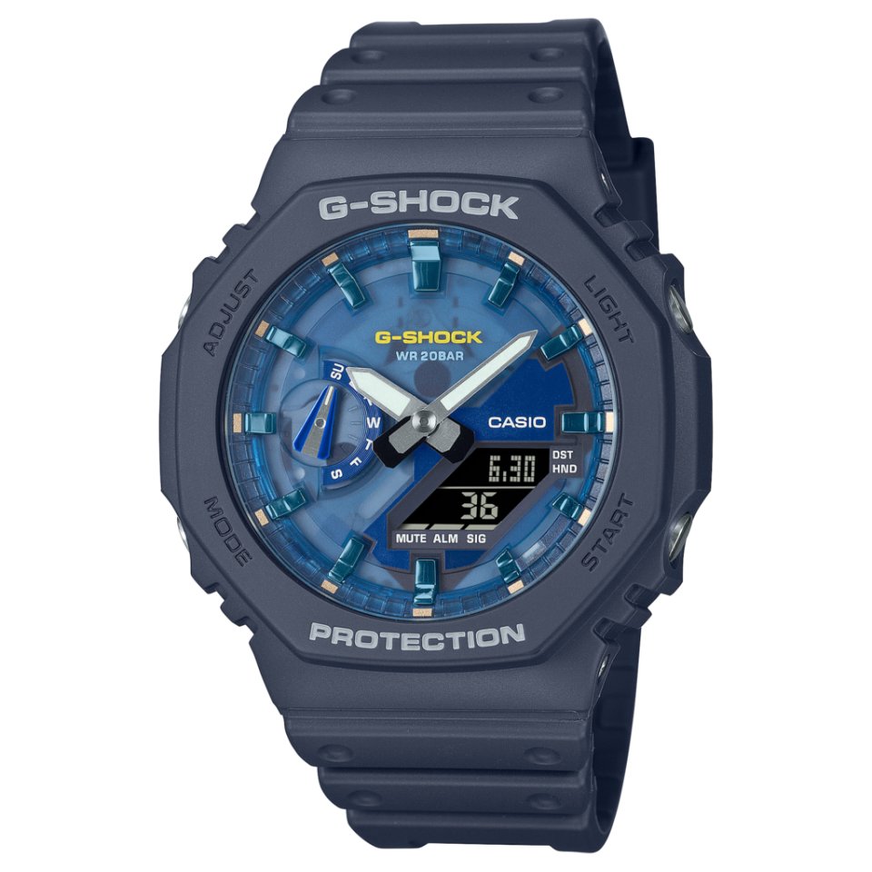 CASIO GA-2100AS-2ADR Analog & Dijital ERKEK KOL SAATİ
