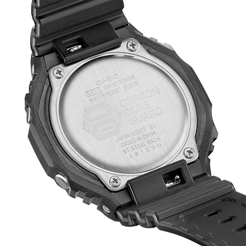 CASIO GA-2100RGB-1ADR Analog & Dijital ERKEK KOL SAATİ
