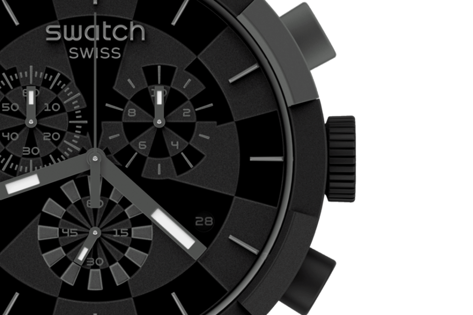 SWATCH SB02B400 Quartz ERKEK KOL SAATİ