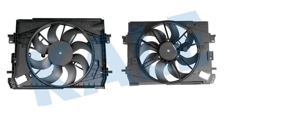 RenaulT Clio 4 - IV Fan + Şase Motoru Komple - 214753416R - 214816703R - Kale