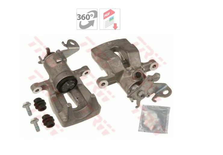 Renault Megane 2 - II / Scenic 2 - II Arka Sol Fren Kaliper Merkezi - 440119651R - 7701207693 - 7701208127 - TRW