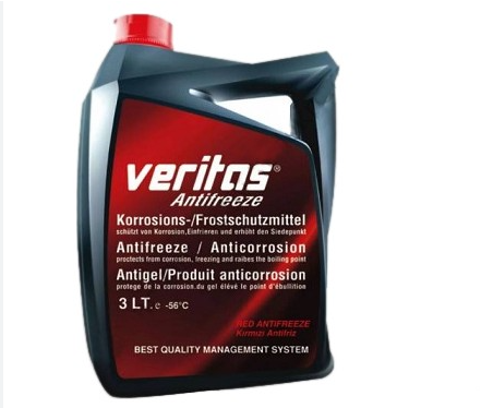 Antifriz Kırmızı 3 litre Veritos Auto Supra D tipi Organic 3 Litre