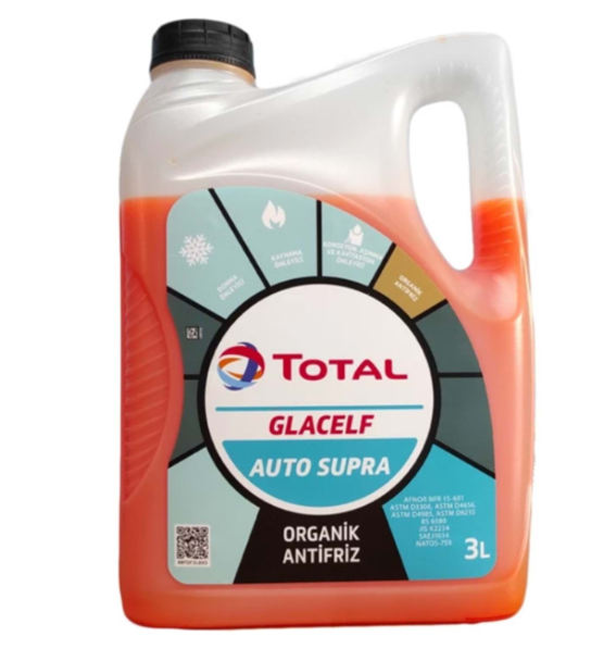 Antifriz Kırmızı 3 litre Auto Supra D tipi Organic 3 Litre - Elf - Total