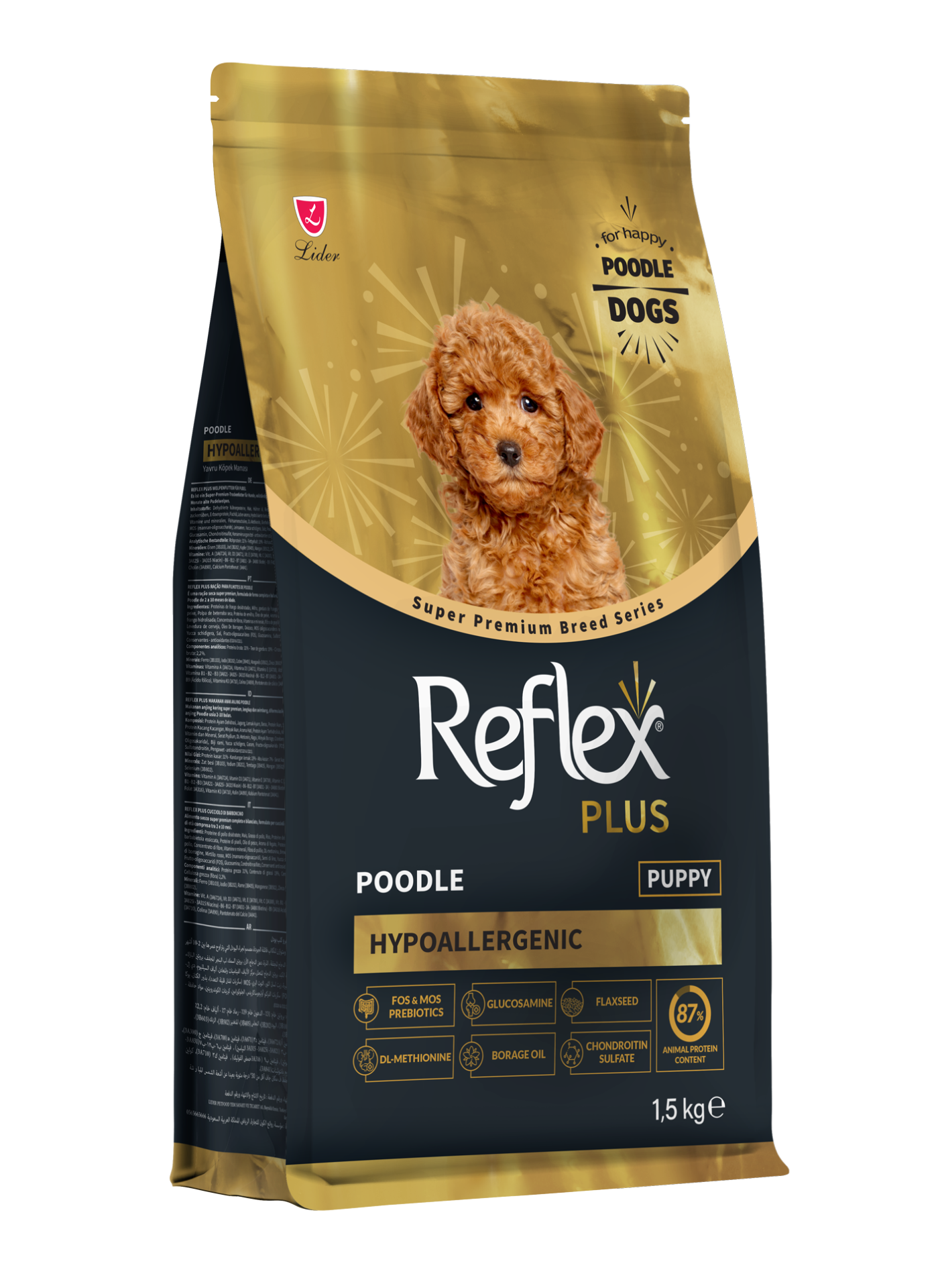 ​Reflex Plus Poodle Yavru Köpek Maması 1,5kg