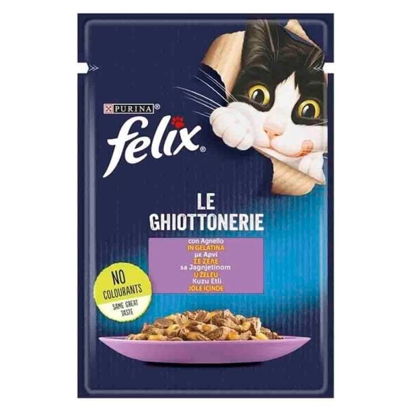 Purina 85 Gr Felix Kuzu Etli Yaş Kedi Maması