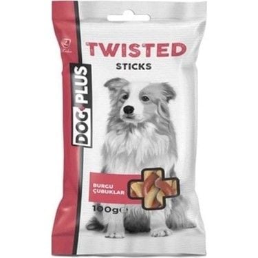 Dog Plus Twisted Sticks Burgu Çubuk Köpek Ödülü 100gr