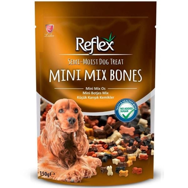 Reflex Semi-Moist Mini Mix Kemik Köpek Ödülü 150gr