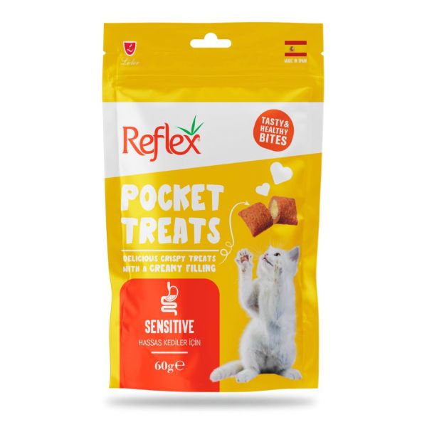 Reflex Pocket Treats Senstive Kedi Ödülü 60 gr