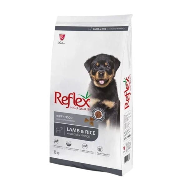 Reflex Kuzu Etli ve Pirinçli Yavru Köpek Maması 15kg