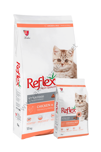 Reflex Kitten Tavuklu Yavru Kuru Kedi Maması 15 kg