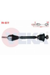 RENAULT MEGANE I (BA0/1) 1.6i 8v UZUNLUK 650 mm 1996-2003 KOMPLE AKS SOL ÖN 7711497525