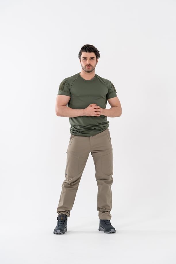 Bikatex Tactical Taktik Tişört Yuvarlak Bisiklet Yaka Tişört Outdoor T-Shirt - 801