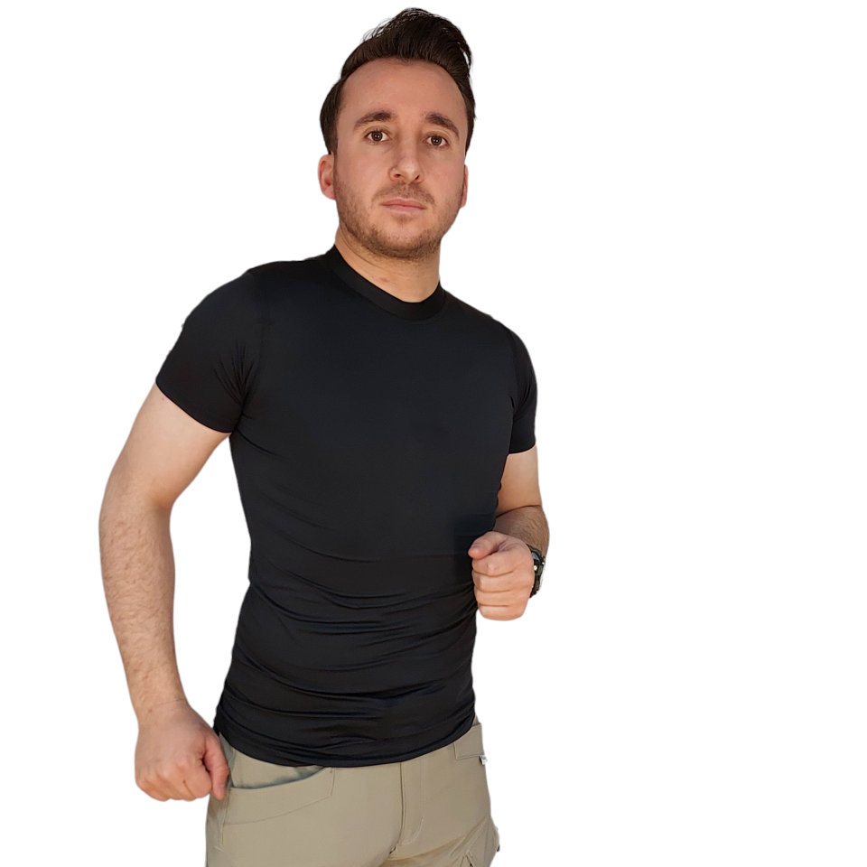 T shirt microfibre homme store