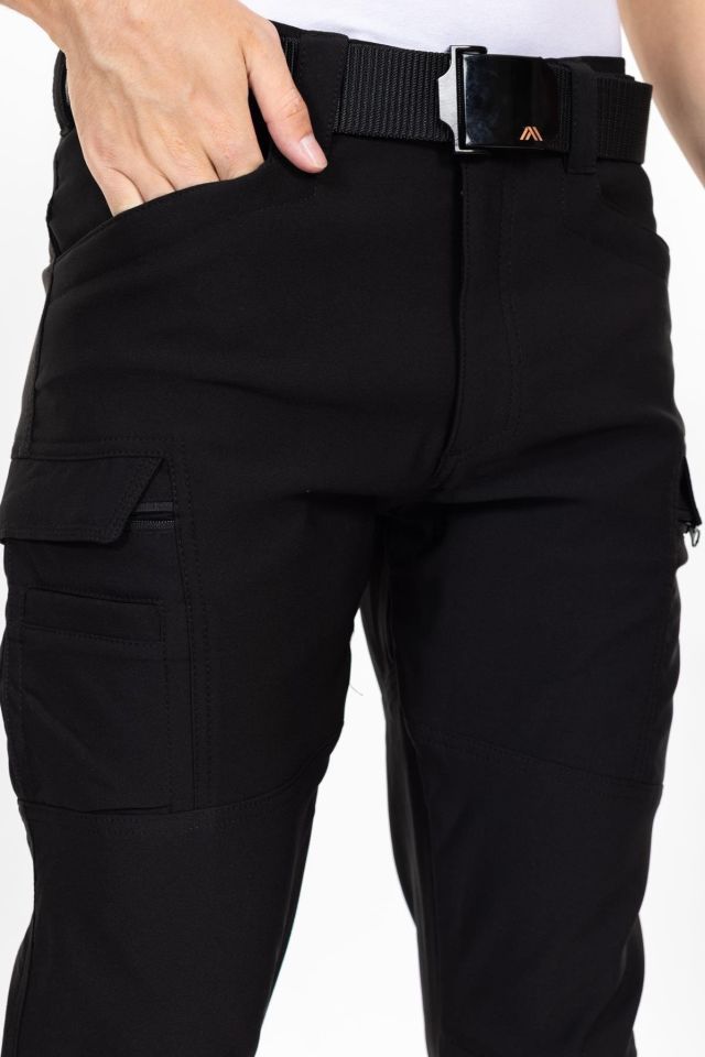 AKN 514 KIŞLIK TAKTİK PANTOLON - SİYAH AKN 514 KIŞLIK TAKTİK PANTOLON - SİYAH SU İTİ  KIŞLIK PANTOLON