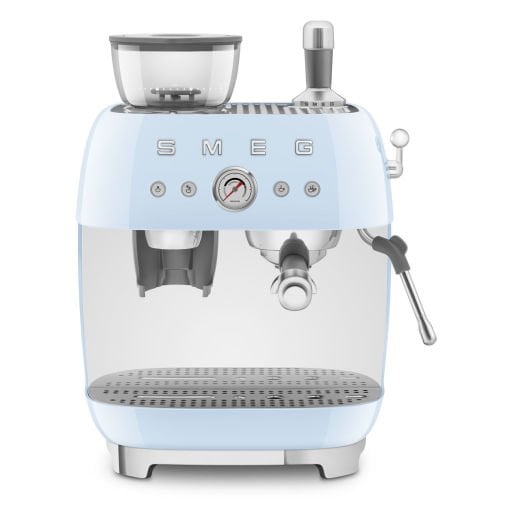 PASTEL MAVİ ÖĞÜTÜCÜLÜ ESPRESSO KAHVE MAKİNESİ