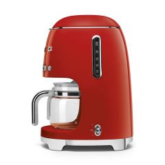 FİLTRE KAHVE MAKİNESİ, 50'S STYLE FİLTRE KAHVE MAKİNASI KIRMIZI