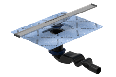 GEBERIT 154.452.00.1 CleanLine Duş Kanalı Seti 60 cm, Paslanmaz Çelik/ Krom Kenar