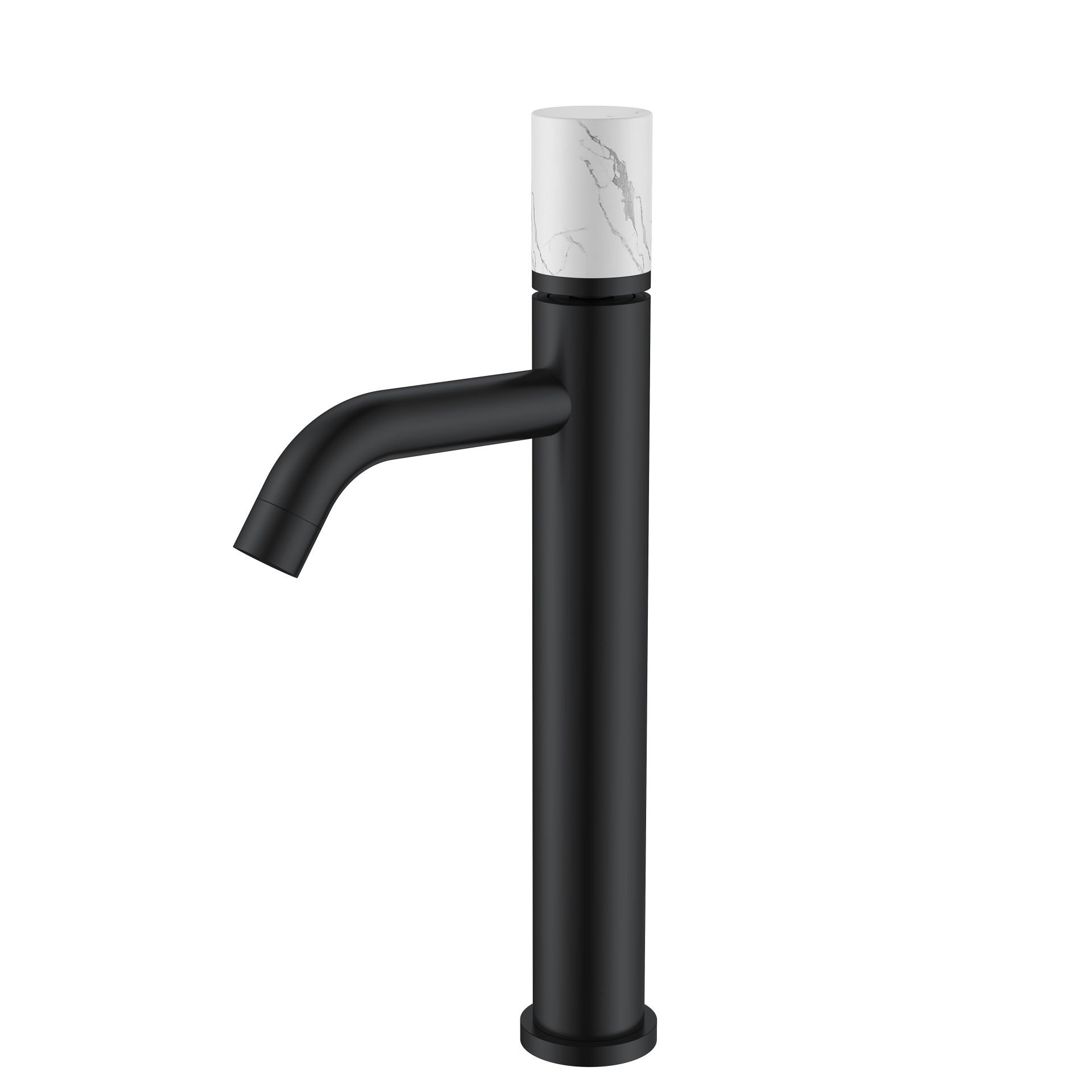BOHEME Stick Marble Uzun Lavabo Bataryası 122-MR-W-B