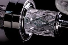 BOHEME Murano Crystal Kapalı Tuvalet Kağıt tutucu 10901-CRST-G
