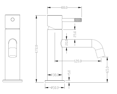 BOHEME Uno Lavabo Bataryası 461-MW