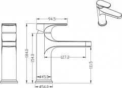 BOHEME Spectra Lavabo Bataryası 451-MW