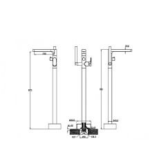 BOHEME Spectra Floorstanding Küvet Bataryası 459-MW
