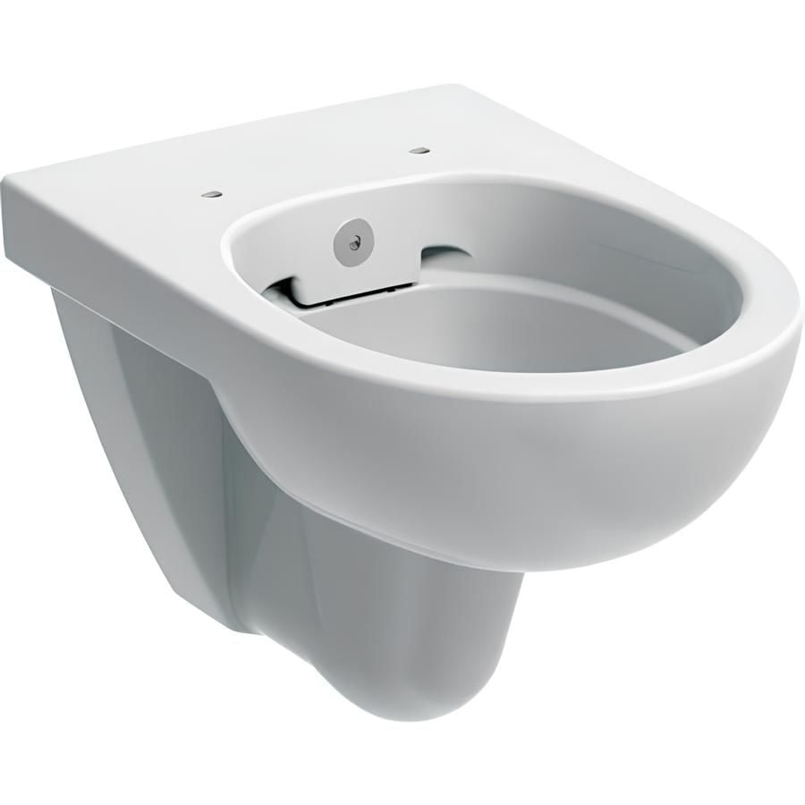 GEBERIT 501.654.01.1 Selnova taharet fonksiyonlu asma klozet, alçak tip, Rimfree
