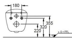GEBERIT 500.510.01.2 CITTERIO Rimfree Asma Klozet Seti
